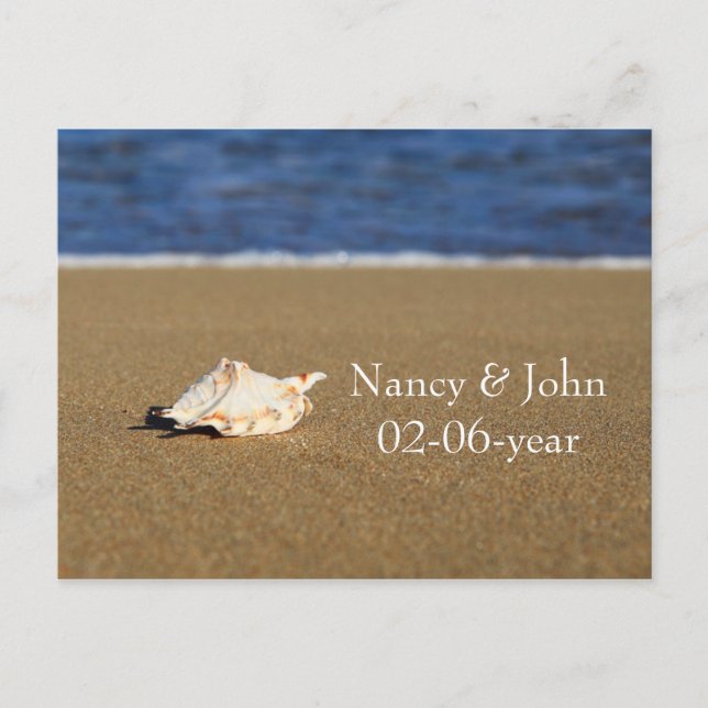 Spara datum för båge meddelande vykort (Framsida)