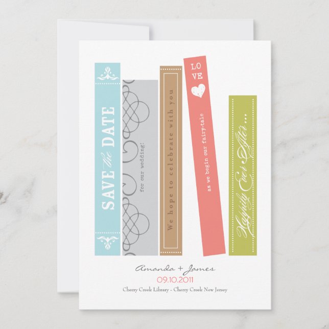 Spara datum för Bibliotek Bok Spara Datumet (Framsida)