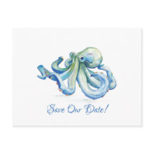 Spara datum för blå oktopus