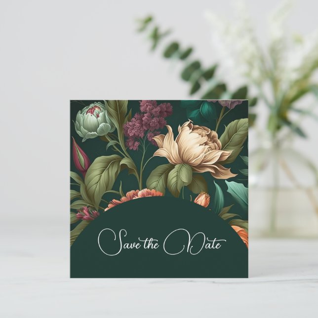 Spara datum för blommande Petals Spara Datumet (Stående Fram)