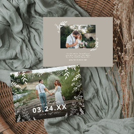 Spara datum för botaniskt fotoöverlägg datumet