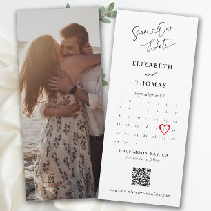 Spara datum för bröllop med modern kalender och hj datumet