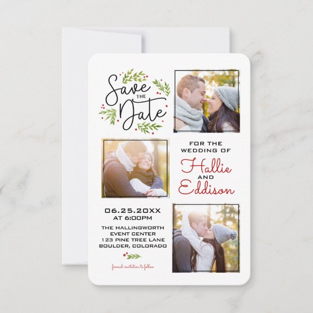 Spara datum för Bröllop-utandningsbergen | Spara Datumet (Framsida)