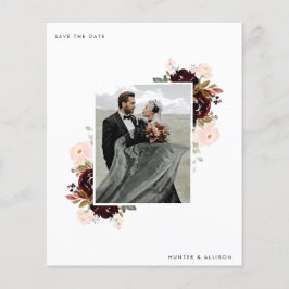 Spara datum för budgetfoto flygblad