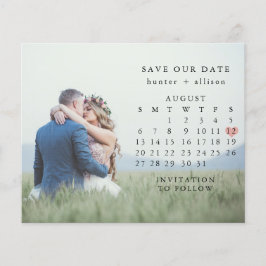 Spara datum för budgetfoto flygblad