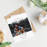 Spara datum för budgetfotomodern H Pano<br><div class="desc">** SATIN PAPPER ÄR PAPPERT. UPPGRADERA PAPPRA FÖR EN TEKER-PAPPER. HAR ETT ALTERNATIV FÖR ENVELOPES. *** Spara pengar på formella inbjudningar med denna mindre inbjudan som har ett alternativ för kuvert. Hämta redot till gästerna till bröllop med ditt fotomoderna H Pano-kort. Vill du ha en större version? Checka ut vår...</div>