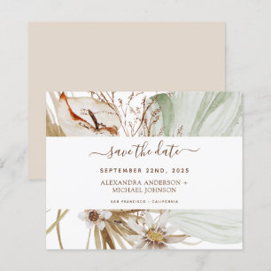 Spara datum för budgetpampas Grass Boho