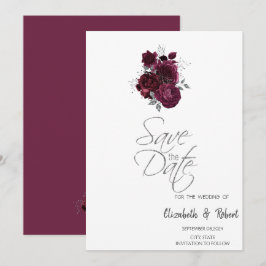 Spara datum för Burgundy Ro Datumet