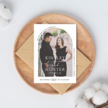 Spara datum för dagens minimalistiskt Arched Bild