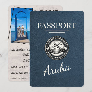 Spara datum för det blå aruba-passet datumet