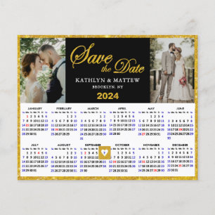 Spara datum för Elegant av budgetskript 2024-kalen