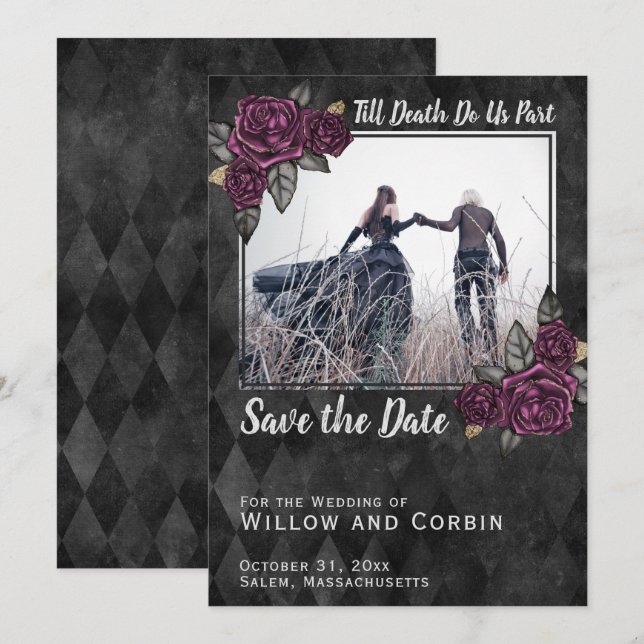 Spara datum för elegant/Göteborg Datumet (Fram/baksida)