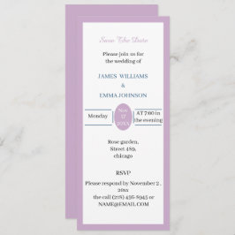 Spara datum för enkel Ro-Personlig Inbjudningar