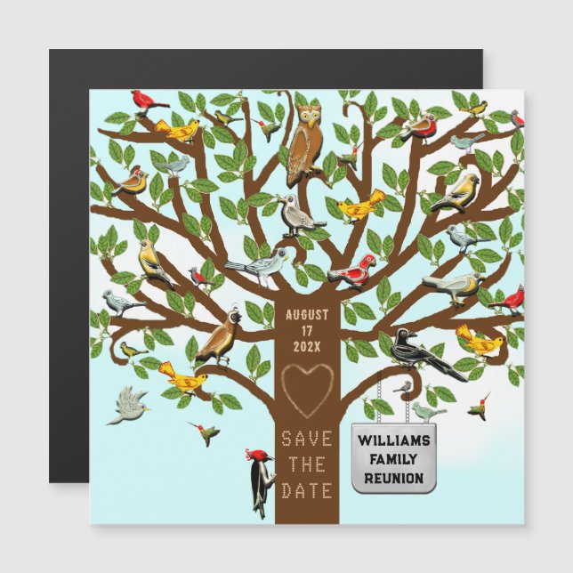 Spara datum för familjeåterförening (Fram/baksida)