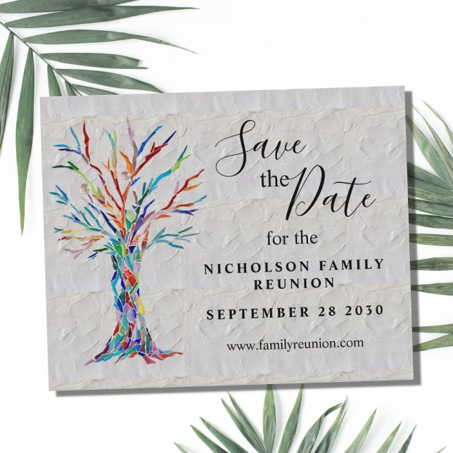 Spara datum för familjeåterförening för budgetfami (Skapare uppladdad)