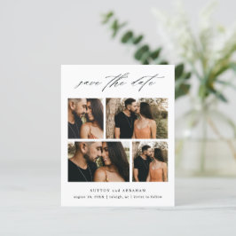 Spara datum för fotokollage för budgetskript Bröll