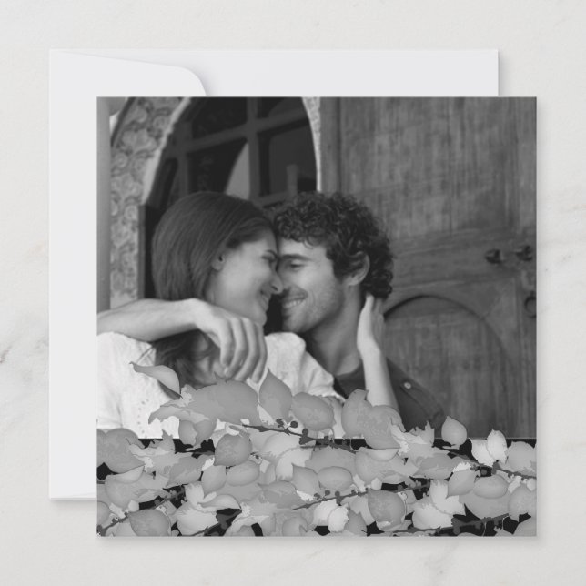 Spara datum för fotokortannons inbjudningar (Framsida)