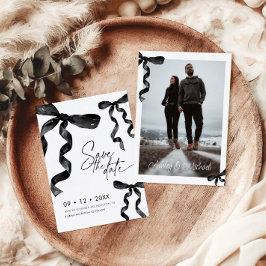 Spara datum för fotosvart fält inbjudningar