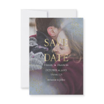 Spara datum för fotot i eleganten