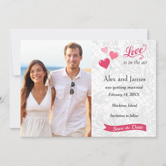 Spara datum för fotot i valentines day datumet (Framsida)