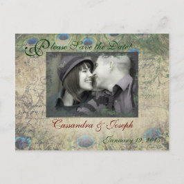 Spara datum för fotovykort meddelande vykort