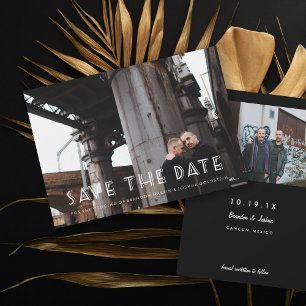 Spara datum för Gay Retro Art Deco-fotot Spara Datumet