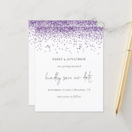 Spara datum för Glitter-konfetti-glam för budgeter