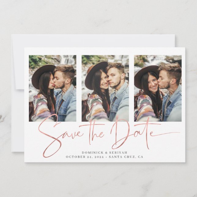 Spara datum för handskriven text för Geometric Ro  Datumet (Framsida)