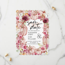 Spara datum för höstens Rosa Burgundy-pumpning Datumet