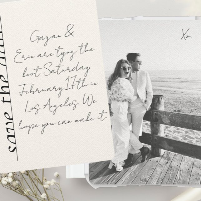 Spara datum för Kärlek-anteckning Inbjudningar (Skapare uppladdad)