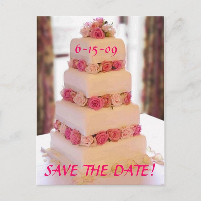  Spara datum för Kärlek Meddelande Vykort (Framsida)