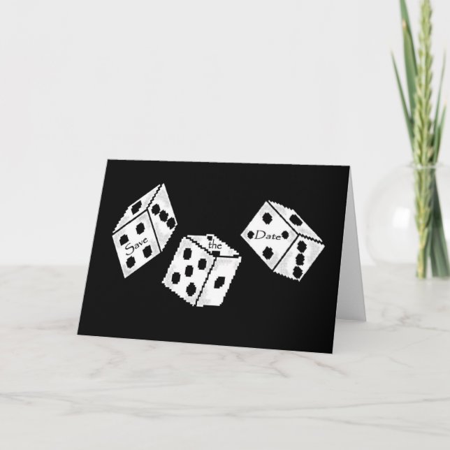 Spara datum för Las Vegas-diskkort Meddelande (Framsida)