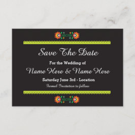 Spara datum för Mexikanska Bröllopsinbjudningar i  Datumet