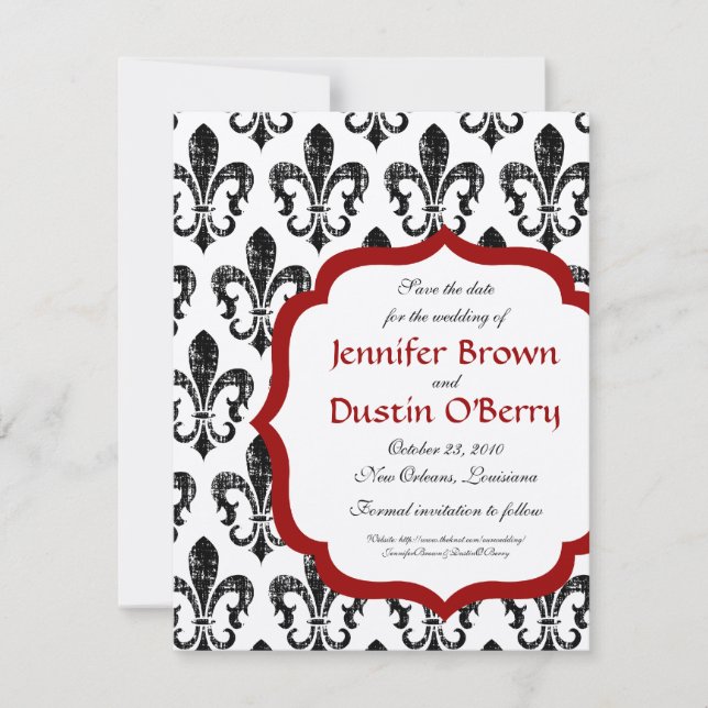 Spara datum för nya Orleans Datumet (Framsida)