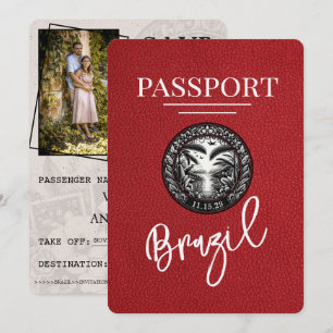 Spara datum för Red Brasilien Passport Datumet