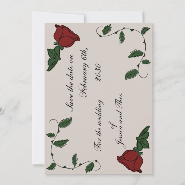 Spara datum för ro spara datumet (Framsida)