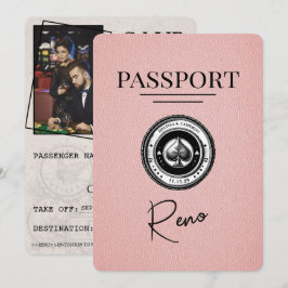 Spara datum för rosa Reno Passport Datumet
