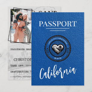 Spara datum för Royal Blue California Passport Datumet