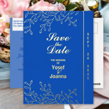 Spara datum för Sapphire Bröllop