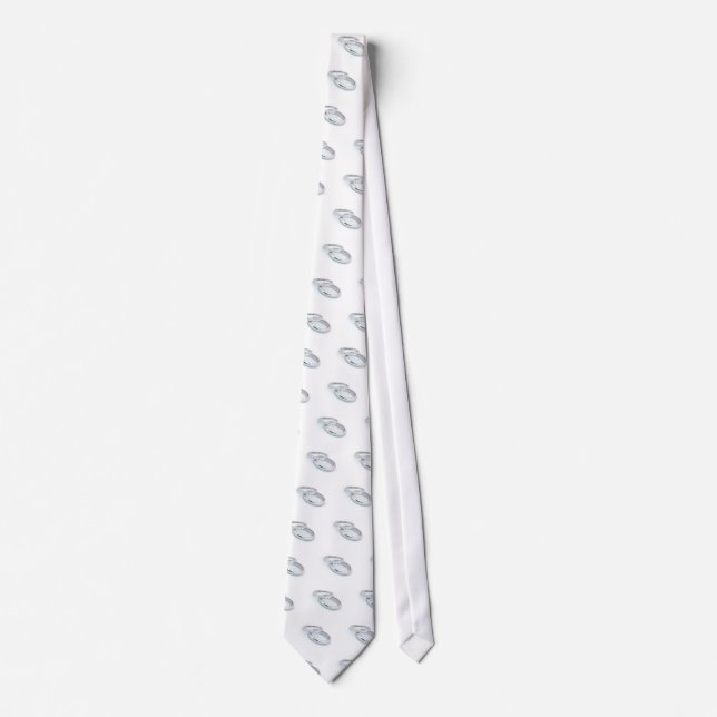 Spara datum för Silver Bröllop-band Slips (Framsida)