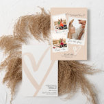 Spara datum för snabbfotot Stil Spara Datumet<br><div class="desc">Det här snabbfotot Stil Spara perfekten är det kort som du kan använda för att meddela din speciella dag till dina gäster. Visning 3-foton och alla enkla detaljer på din dag. Dina gäster kommer säkert att se vintagen ut och lägga till citattexten över dina foton, för att få en liten...</div>