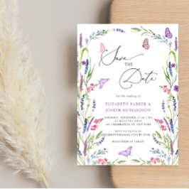 Spara datum för Wildblomman Inbjudningar