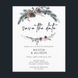 Spara datum för Winter Gräs<br><div class="desc">Den här bröllopsinbjudan innehåller ett handskrivet typsnitt och modern minimalistisk design. Ändra enkelt färg och redigera *de flesta formuleringarna* för att uppfylla behoven i tillfälle. Inbjudan är perfekten för er contemporary,  industri eller firande vid bröllop.</div>