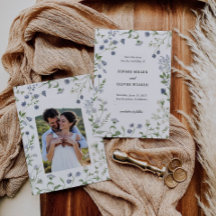 Spara datum - fotalternativ för vattenfärg botanis