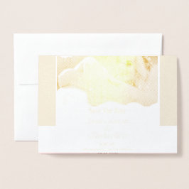 Spara datum, Foto Modern, Magnetisk inbjudan Folierat Kort