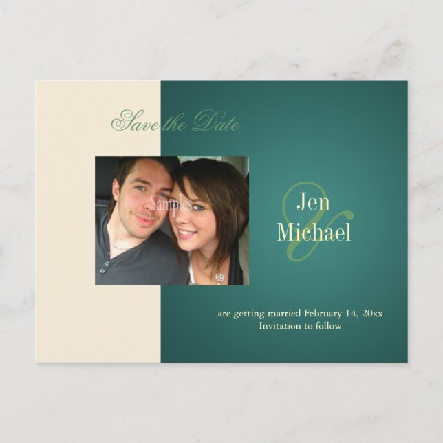 Spara datum Foto vykort, Meddelande Vykort (Framsida)