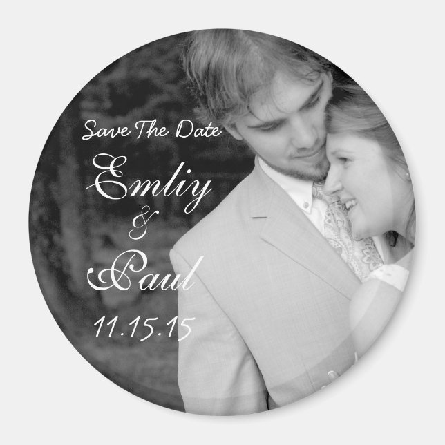 Spara datum-fotot magnet (Framsidan)