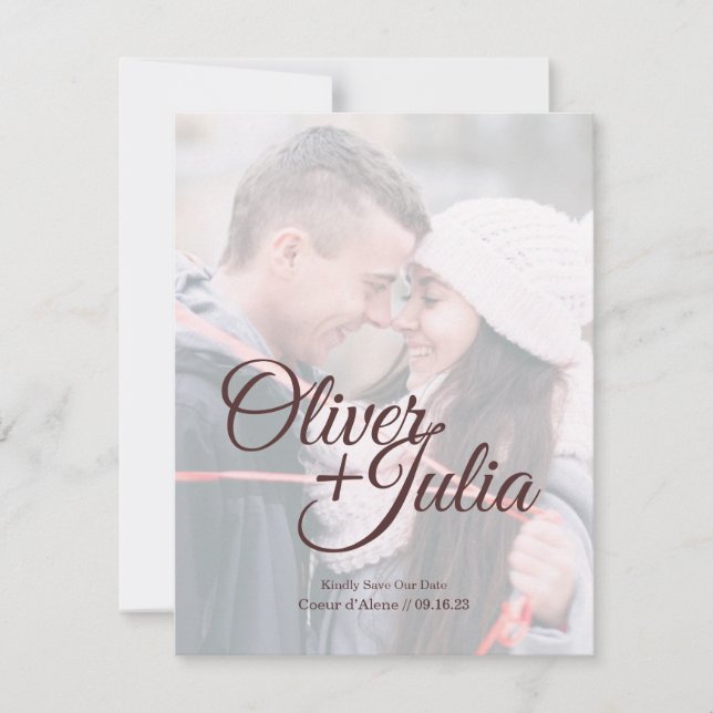 Spara datum *Frostad glas* -kort Datumet (Framsida)