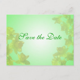 spara datum, gult tulpanblommor meddelande vykort