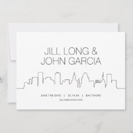 Spara datum i Baltimore Inbjudningar